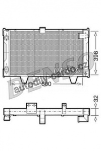 Chladič motoru DENSO (DE DRM21061)