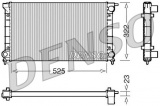 Chladič motoru DENSO (DE DRM32024)