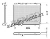 Chladič motoru DENSO (DE DRM21034)