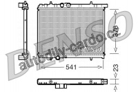 Chladič motoru DENSO (DE DRM21031)