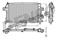 Chladič motoru DENSO (DE DRM20104)