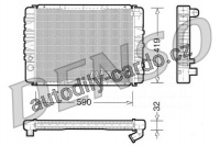 Chladič motoru DENSO (DE DRM33001)
