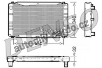 Chladič motoru DENSO (DE DRM33011)