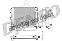 Chladič motoru DENSO (DE DRM33021)