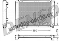 Chladič motoru DENSO (DE DRM33031)