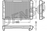 Chladič motoru DENSO (DE DRM33033)