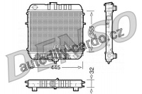 Chladič motoru DENSO (DE DRM20073)
