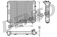 Chladič motoru DENSO (DE DRM20074)