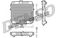 Chladič motoru DENSO (DE DRM20072)