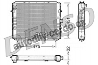 Chladič motoru DENSO (DE DRM20077)