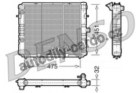 Chladič motoru DENSO (DE DRM20075)