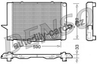 Chladič motoru DENSO (DE DRM33040)