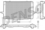 Chladič motoru DENSO (DE DRM33041)