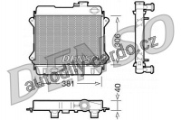 Chladič motoru DENSO (DE DRM34001)