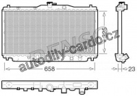 Chladič motoru DENSO (DE DRM40001)