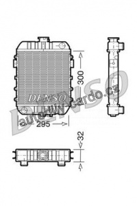 Chladič motoru DENSO (DE DRM20060)