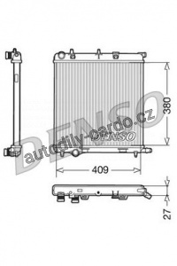 Chladič motoru DENSO (DE DRM21026)