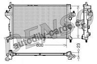 Chladič motoru DENSO (DE DRM20045)