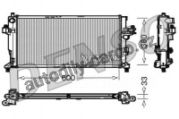 Chladič motoru DENSO (DE DRM20039)