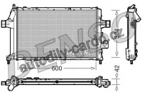 Chladič motoru DENSO (DE DRM20085)