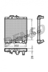 Chladič motoru DENSO (DE DRM40004)