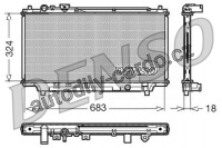 Chladič motoru DENSO (DE DRM44002)