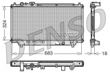 Chladič motoru DENSO (DE DRM44002)