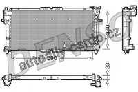 Chladič motoru DENSO (DE DRM44004)