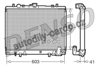 Chladič motoru DENSO (DE DRM45019)