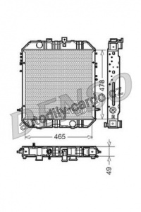 Chladič motoru DENSO (DE DRM45200)