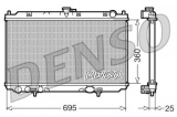 Chladič motoru DENSO (DE DRM46014)