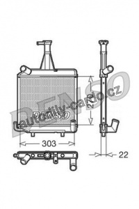 Chladič motoru DENSO (DE DRM99000)
