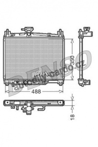 Chladič motoru DENSO (DE DRM50002)