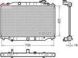 Chladič motoru DENSO (DE DRM44039)