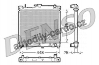 Chladič motoru DENSO (DE DRM47014)