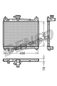 Chladič motoru DENSO (DE DRM50001)