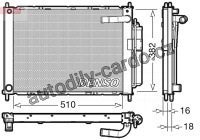 Chladič motoru DENSO (DE DRM46101)