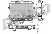 Chladič motoru DENSO (DE DRM46200)