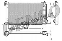 Chladič motoru DENSO (DE DRM50019)