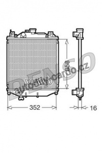 Chladič motoru DENSO (DE DRM47005)