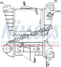 Chladič turba NISSENS 961200