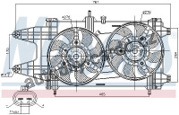 Ventilátor chladiče NISSENS 85481