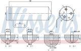 Vysoušeč klimatizace NISSENS 95193
