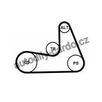 Drážkový řemen CONTINENTAL CTAM 5PK1121 EXTRA