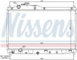 Chladič motoru NISSENS 68145