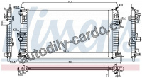 Chladič motoru NISSENS 68522