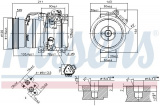 Kompresor klimatizace NISSENS 890066