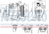 Kompresor klimatizace NISSENS 890049