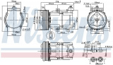 Kompresor klimatizace NISSENS 890081