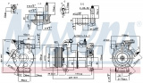 Kompresor klimatizace NISSENS 890169